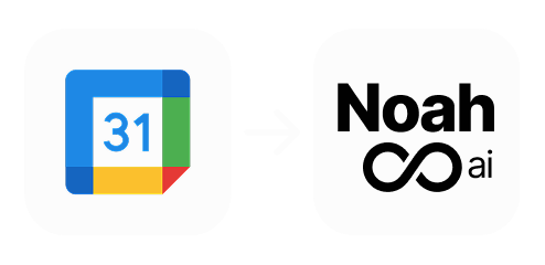 Google Calendar and Noah integration